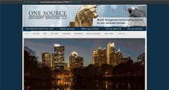 Desktop Screenshot of onesourceadvisor.com